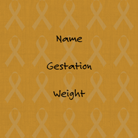 ribbon blankie orange